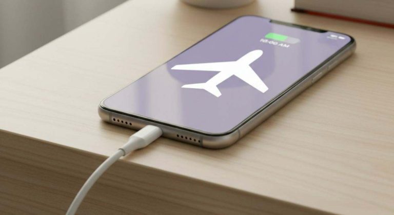 Varför är det bra att aktivera flygplansläget när man laddar mobilen?